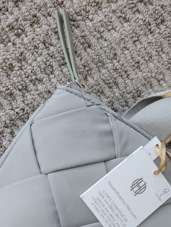 House Of Harlow Quilted Light Gray Women’s Backpack main image 15